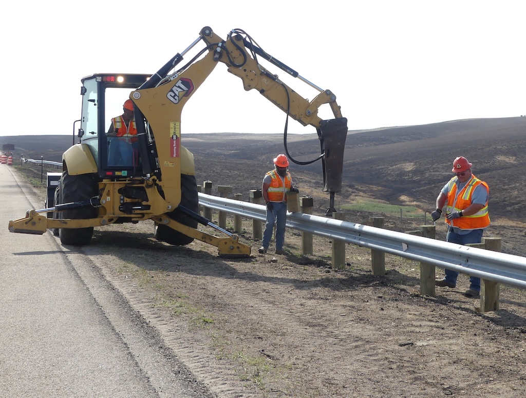 Guardrail repair work in Teton County will impact traffic