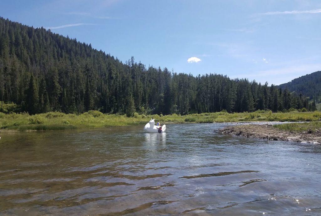 Alpine and WYDOT work on trail restoration