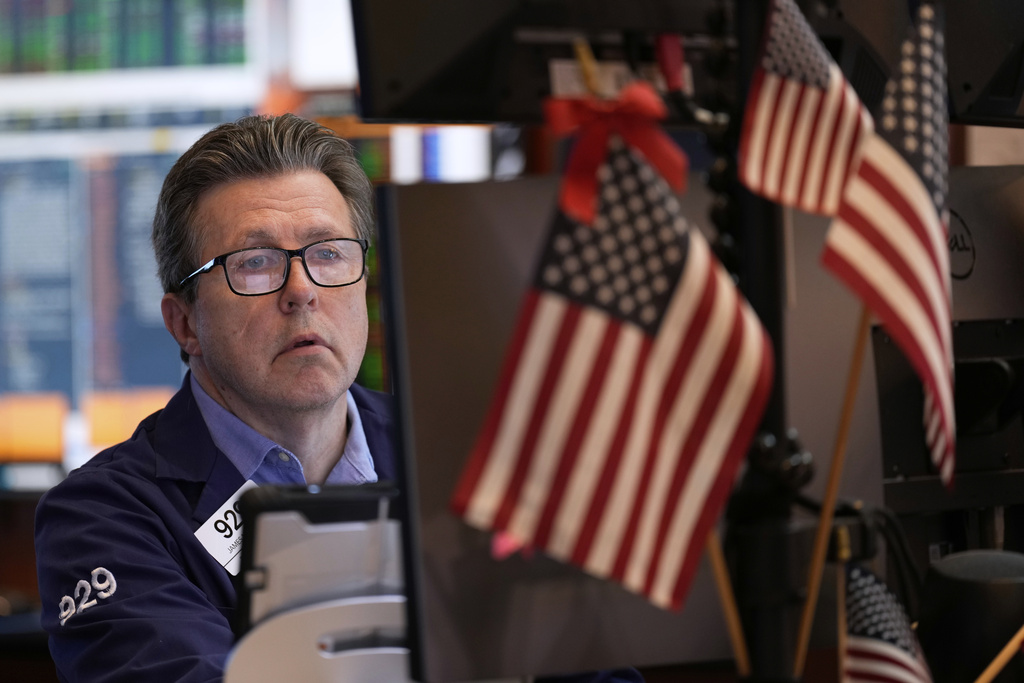 Wall Street hangs near records highs with most of the focus on earnings, dealmaking