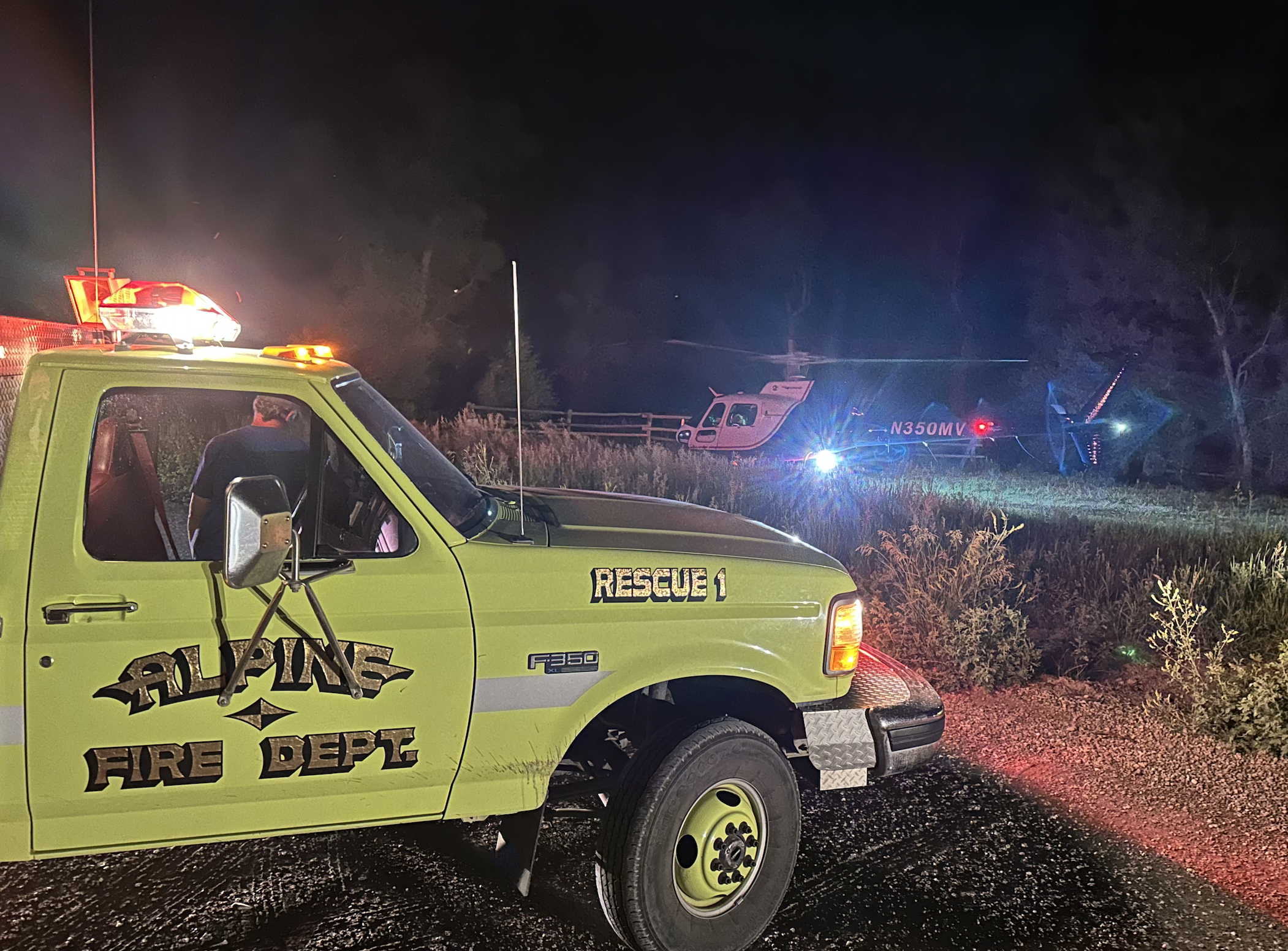 Officials searching for missing driver in Greys River rollover