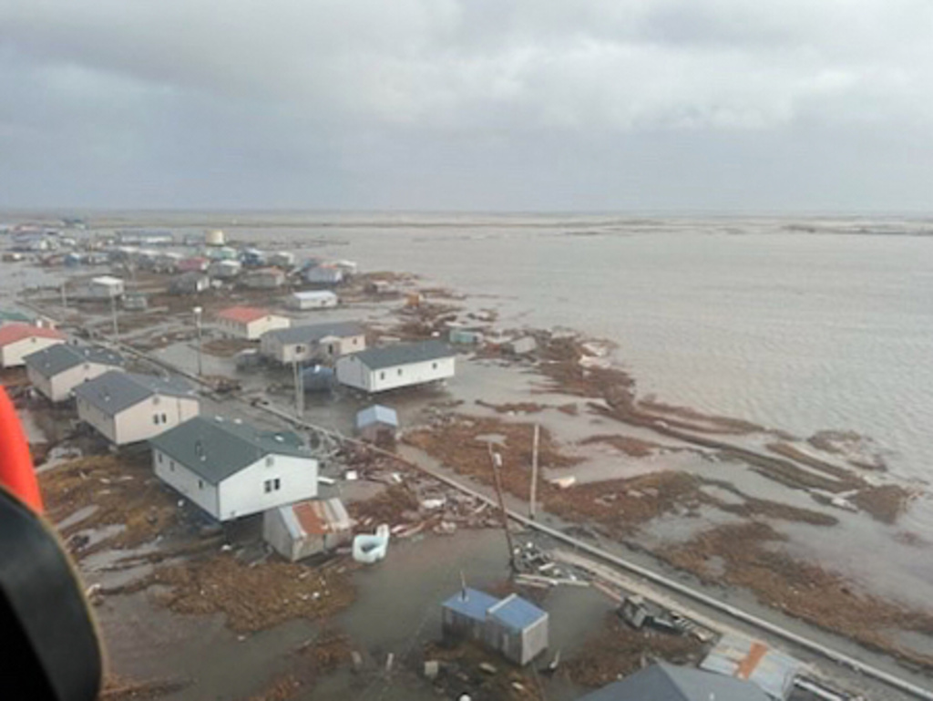 Alaska works to rescue storm victims by helicopter and plane in historic airlift