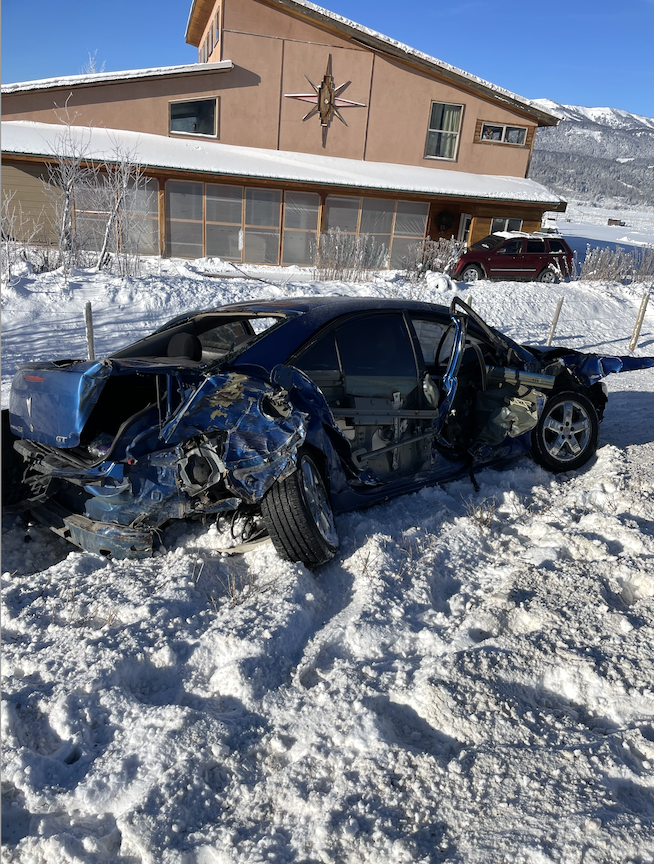 Major injuries avoided in crash between semi hauling jet fuel and car full of minors