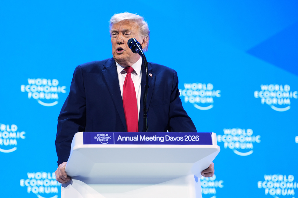 Trump in Davos says NATO should allow the US to take Greenland but he won’t use force