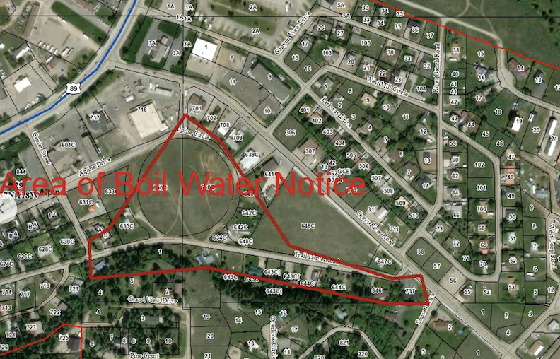 Boil order for some Alpine homes through the holiday weekend