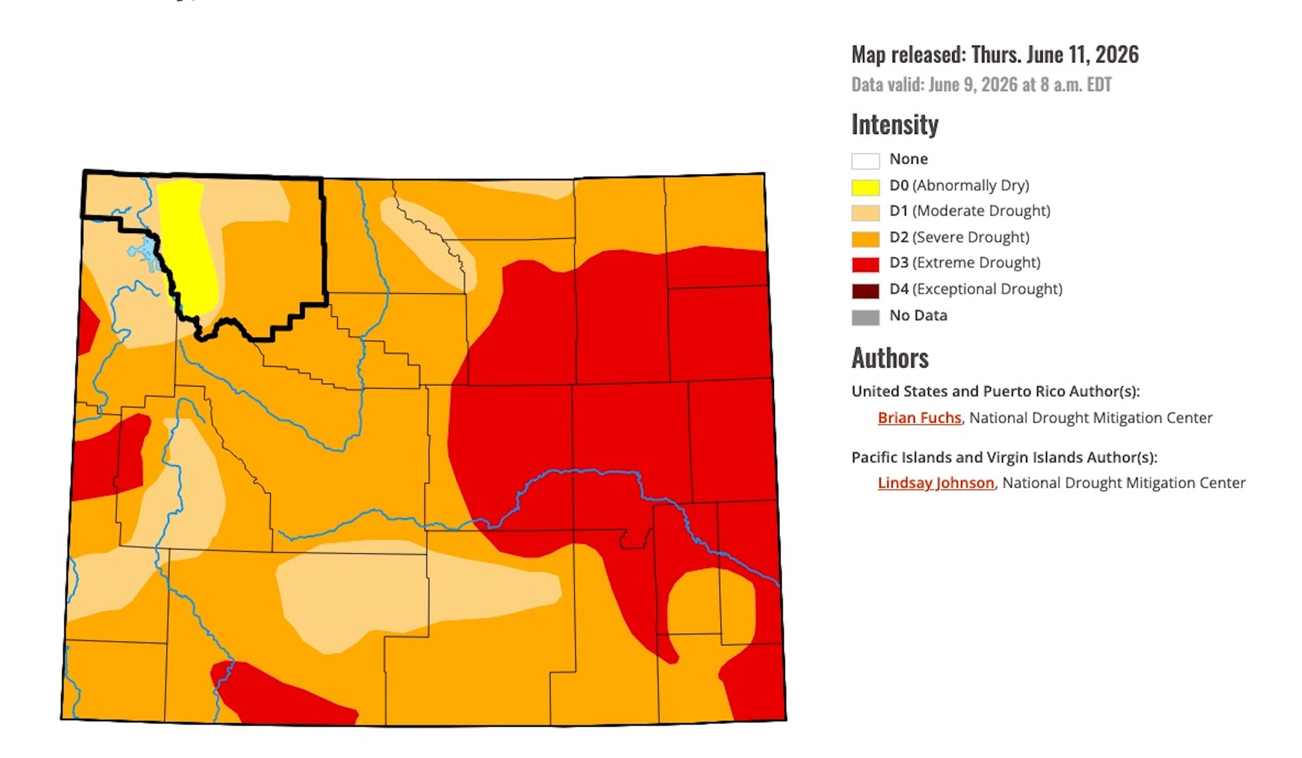 Severe drought stresses Wyoming ranches, agriculture