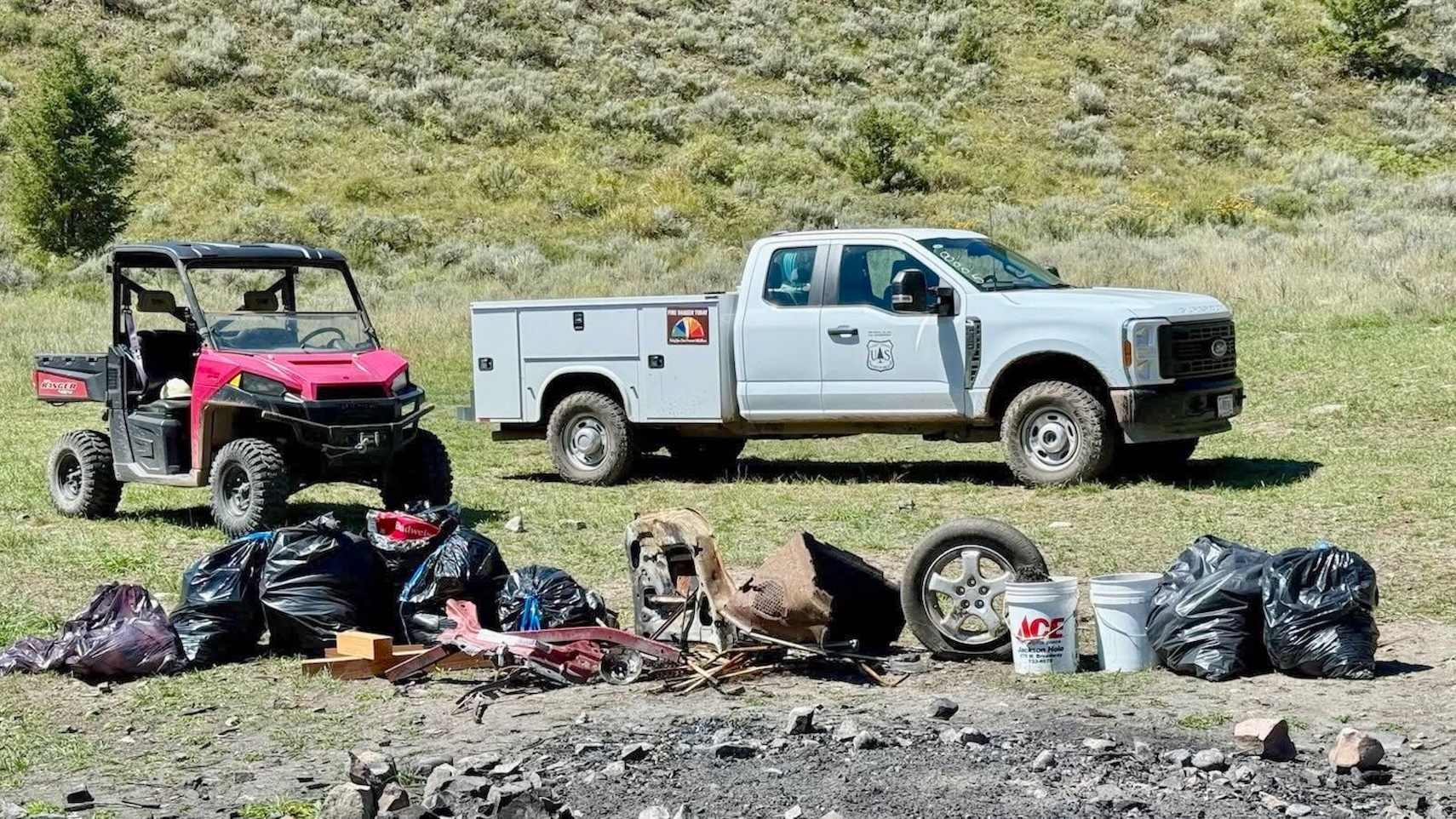 Fall Creek campsite wrecked